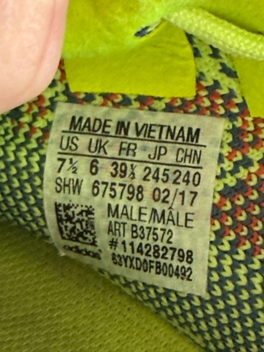 adidas Yeezy Boost 350 V2 Low Semi-Frozen Yellow Size 7.5 No Box “STAINED” - Picture 9 of 12